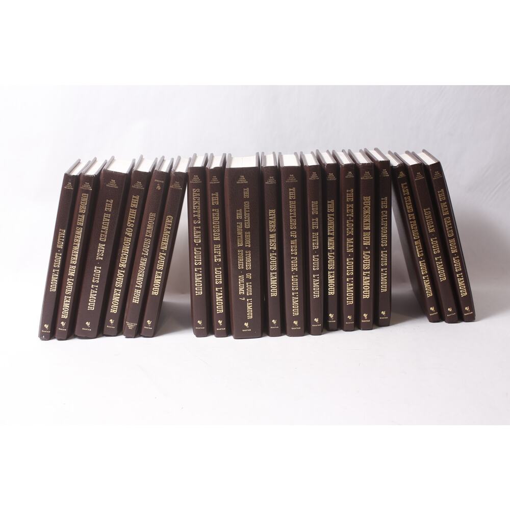 The Louis L'Amour Collection Book Lot Bantam 19 Volumes Western ~ 260507-WH 1183